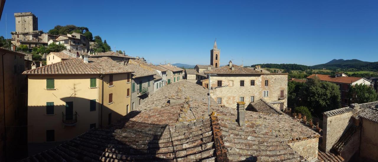 Mansarda Con Solarium Panoramico Su Centro Storico Di Sarteano Vicino Alle Famose Terme Della Val D'Orcia Διαμέρισμα Εξωτερικό φωτογραφία